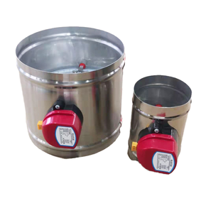 Sistem HVAC Pengkong Peredam Volume Udara yang Dapat Disesuaikan dengan Penggerak Listrik dari Baja Tahan Karat 100mm 150mm 160mm Garansi 1 Tahun - Product Image 4