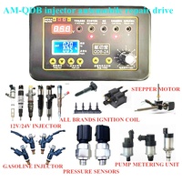 Probador de Instrumentos para Motor Paso a Paso de Ralentí, Válvula Solenoide de Inyector y Bobina de Encendido de Automóvil con Panel en Inglés ALYMACHINE ¡Gran Venta!