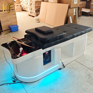 Professioneller Salon-Waschsessel aus Fiberglas mit Massagefunktion, Shampoo-Bett für SPA-Kopf-Wassertherapie und Zirkulation - Product Image 3