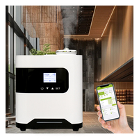 Diffuseur de parfum commercial programmable avec réglage de la durée 2000 ㎡   Diffuseur d'arômes métallique pour centres commerciaux, hôtels, bureaux et immeubles