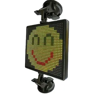 DELTECH светодиодный автомобильный эмоциональный свет светодиодный дисплей на окна автомобиля для взаимодействия с автомобилем с онлайн мобильным приложением умный дисплей знак