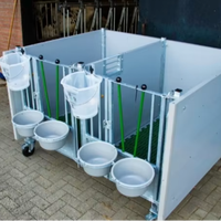 Petite huche pour veaux Hangar pour vaches Cages pour bovins Maison Huche pour veaux pour équipement d'élevage agricole