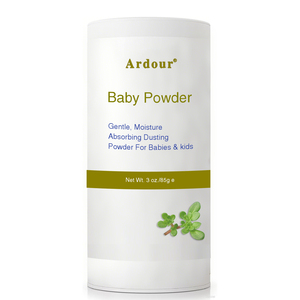 Polvo de Maíz para Bebés de Marca Privada, Suave para el Cuerpo, con Aloe y Vitamina E, Fabricado para Aliviar el Sudoración por Calor - Product Image 6