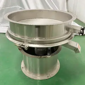 80cm Stainless Steel Vibrating Sieve / Round Vibratory Sifter For Sieve Ceramic Iindustries Machine