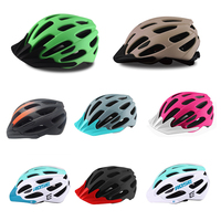 Casques de vélo haute qualité, professionnel et populaire, à lumière Led, pour vtt, pour adultes, avec visière