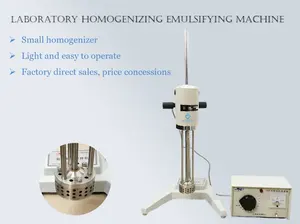 Fabbrica diretta vende piccola macchina da laboratorio ad alta cesoia laboratorio pasta liquida piccolo omogeneizzatore di miscelazione