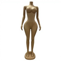 Mannequin de présentation féminin sexy en plastique, taille réelle, avec culotte de bikini brésilien BBL et vêtements de plage, doté d'un buste et d'un fessier volumineux