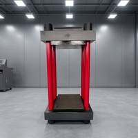 Calibrateur de capteur de force à compression 5000N avec cadre de réaction, transducteur de force de précision, système d'instrumentation de mesure standard