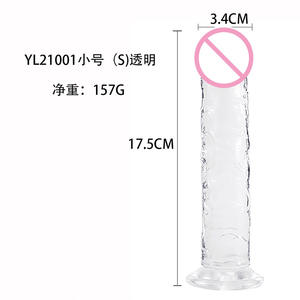 Grand Jouet Sexuel Féminin d'Adulte en Cristal Coloré, Pénis de Simulation Libre en Forme d'Œuf - Product Image 5