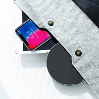 Meilleures ventes - Chargeur sans fil personnalisé avec logo coloré - Cadeau promotionnel - Charge rapide 15W 10W - Compatible avec les téléphones 12 13 14