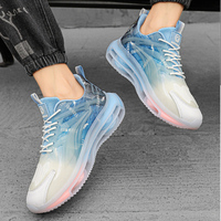 2024 semelles épaisses respirantes augmenter coussin d'air chaussures de sport confortable mode haut chaussures décontractées