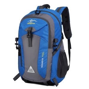 Large Capacity <b>40L</b> Sports Outdoor Waterproof <b>Backpack</b> for Men Women New Letter Pattern Fashionable Polyester Lining for School - Product Image 4