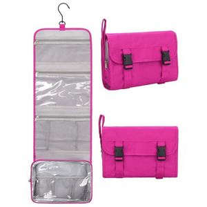 Neceser Impermeable con Múltiples Compartimentos Transparentes para Artículos de Maquillaje, Higiene y Afeitado para Hombres y Mujeres - Product Image 4