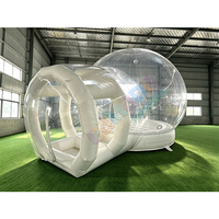 Dôme de villégiature transparent de haute qualité, grande taille, type bulle, pour hôtel, avec base de saut, idéal pour les mariages