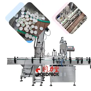 Solidpack single head jerry can grab screw capping machine