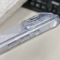 Coque de téléphone en gros pour iPhone 18 Pro Max, anti-jaunissement, résistante aux rayures, transparente en PC et TPU, accessoire mobile pour iPhone 18 Pro, 17, 16, 15