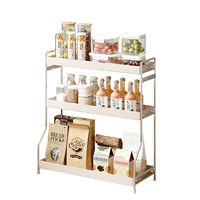 Étagère de rangement multicouche pour épices et cosmétiques, idéale pour armoire de cuisine, comptoir ou organisateur de bureau