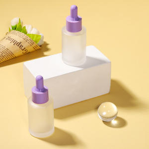 Frasco cuentagotas de vidrio esmerilado de 30ml personalizado, Frascos cuentagotas de suero para el cuidado cosmético de la piel - Product Image 5