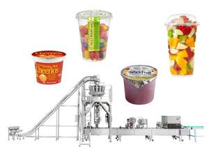 ماكينة تعبئة الفواكه المجمدة عالية السرعة 2 /4 /6 /8 خطوط للعلب البلاستيكية/الورقية - Product Image 4