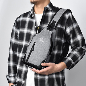 <span class=keywords><strong>Sachi</strong></span> Kangaroo - Nueva Bolsa de Pecho de Lona Moderna y Duradera para Hombre, Bolsa Cruzada Informal para Viajes, Impermeable, de un Solo Hombro, Mochila Pequeña - Product Image 3