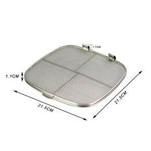 Accesorio para Freidora de Aire AG300 AG301 AG300C AG301C AG302AG400, Rejilla Antisalpicaduras de Malla Fina de Acero Inoxidable - Product Image 3
