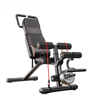 Banc de musculation réglable pour haltères, équipement de fitness multifonctionnel pour la maison, banc pliable pour haltères