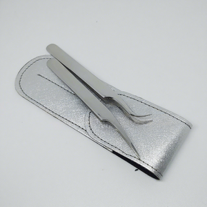 Pincettes pour extensions de cils, lot de 12 pièces, vente en gros, emballage de pochette rxine gratuite, couleur et logo personnalisés - Product Image 1