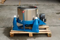Industriële automatische stille hogesnelheids centrifugale dehydrator voor fruit, groenten, bladeren, commerciële hydro-extractie