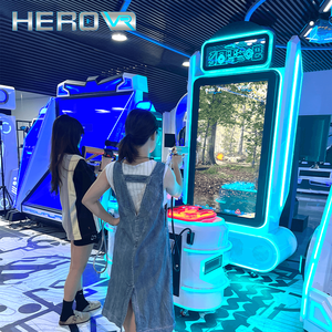 HEROVR Machine de simulation de tir mobile à 2 joueurs parc <span class=keywords><strong>d</strong></span>'attractions intérieur/extérieur <span class=keywords><strong>Imitation</strong></span> pistolet jeu de pistolet pour centres commerciaux - Product Image 3