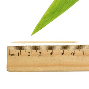 Bamboo Saint <b>Toothpicks</b> 50-80Pcs Diameter 2mm Length 65mm Bamboo Disposable For Hotel Restaurant Commercial Use - Product Image 4