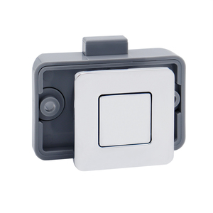 Cupboard Locks Cabinet Door Catch Keyless <strong>Push</strong> Button <strong>Latch</strong> for RV Caravan Motorhome Boat Cabinet Button Lock - Product Image 1