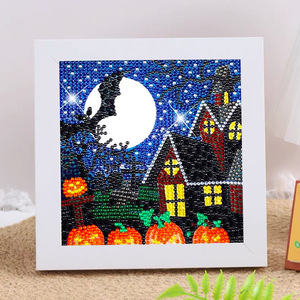 Kit di Pittura Diamantata 5D per Bambini e Principianti, Simpatici Animali, Kit Artistico Fai-da-Te con Diamanti Rotondi di Grandi Dimensioni - Product Image 5