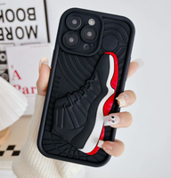Nouvelle coque de téléphone 2026 en silicone antichoc, motif dessin animé 3D, design sportif, estampage à chaud pour iPhone 11 12 13 14 15 16 17 ProMax