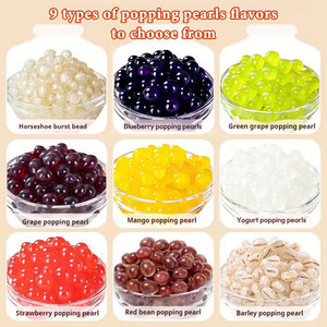 Billes de gelée de boba <span class=keywords><strong>éclata</strong></span>ntes au goût de yaourt, 3 kg, avec sucre en sachet pour thé au lait - Product Image 6