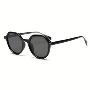 Lunettes de soleil polygonales vintage 2025 personnalisées avec logo, verres en nylon, protection UV400, monture TR90, lunettes en acétate - Product Image 5