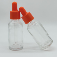 Populaire Offre Spéciale 18/410 Orange Ampoule Compte-gouttes Pipette Huile Essentielle Transparent 30 ml Bouteille En Verre