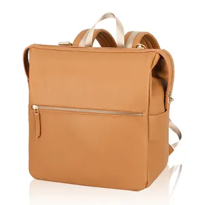 Taze aldı klasik bezi çanta sırt çantası moda Wipeable Vegan deri anne sırt çantaları seyahat bebek bezi çantası