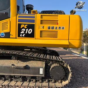 Excavatrice sur chenilles Komatsu 210 d'occasion, marque japonaise d'origine, 21 tonnes, taille moyenne, excavatrice sur chenilles d'occasion - Product Image 4