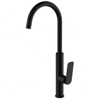 Robinet de lavabo moderne en laiton à poignée unique SÉRIE M770 77005, installation monotrou en céramique, pour salle de bain et hôtel, rotation à 360 degrés