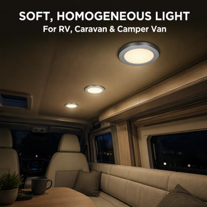 Luz LED de Superficie de Aluminio de 12V, Luz Interior para RV, Luz LED de Techo para Caravana, Luz Puntual para RV - Product Image 6