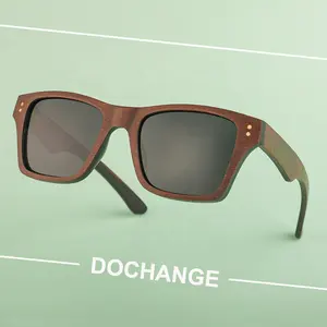 2024 Multilayer Wood Sunglasses Eco-friendly Bamboo Designer Sunglasses Famous Brands