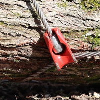 Cadena deslizante de aleación SLR para cable de acero, conector de cable de cabrestante para troncos, deslizador para tractor forestal, caja de cartón