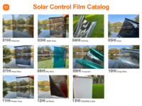 Architecture Maison Rouleau Statique S'accrochent Teinter Sun Block One Way Windows Films Solaires