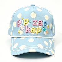 Casquette de baseball à 5 panneaux, bleue, à visière incurvée, structurée, à motif écossais, avec logo brodé 3D personnalisé, fabriquée par un fabricant BSCI