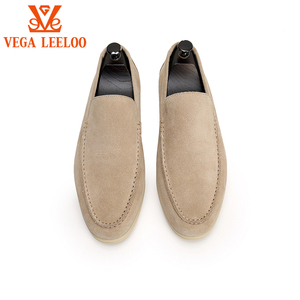 New Trendy <strong>Men</strong> Leather British Loafers Summer Breathable square Head Business Casual Leather <strong>Shoes</strong> Suede <strong>Nubuck</strong> <strong>Men's</strong> <strong>Shoes</strong>