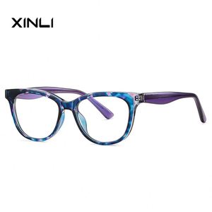 XINLI 20210 Montures de lunettes rectangulaires à monture complète anti-lumière bleue pour enfants, couleur bonbon, pour usage quotidien - Product Image 4