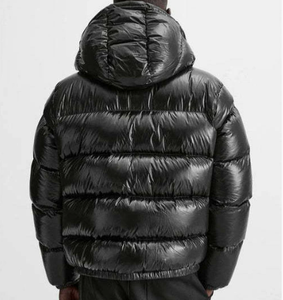 Veste rembourrée en coton imperméable à l'eau, veste de sport rembourrée en coton à capuche, veste rembourrée en coton de couleur unie haut de gamme - Product Image 2