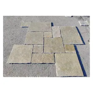 Pavimentatore in pietra naturale travertino per la decorazione della piscina CE certificata applicazione esterna in pietra ardesia