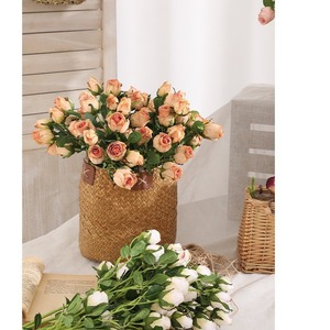 Fiori Artificiali 3D <span class=keywords><strong>Bella</strong></span> Rose Realistici Moderni di Alta Qualità in Seta per Matrimoni, San Valentino, Decorazioni per la Casa, Arredamento Floreale - Product Image 4