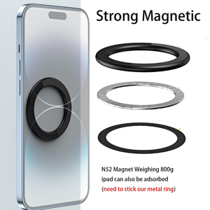 N52 imán fuerte Metal Aleación de Zinc pegatina de montaje en pared soporte de teléfono de coche Premium para iPhone 17 16 Pro <span class=keywords><strong>Max</strong></span> soporte de teléfono móvil - Product Image 6
